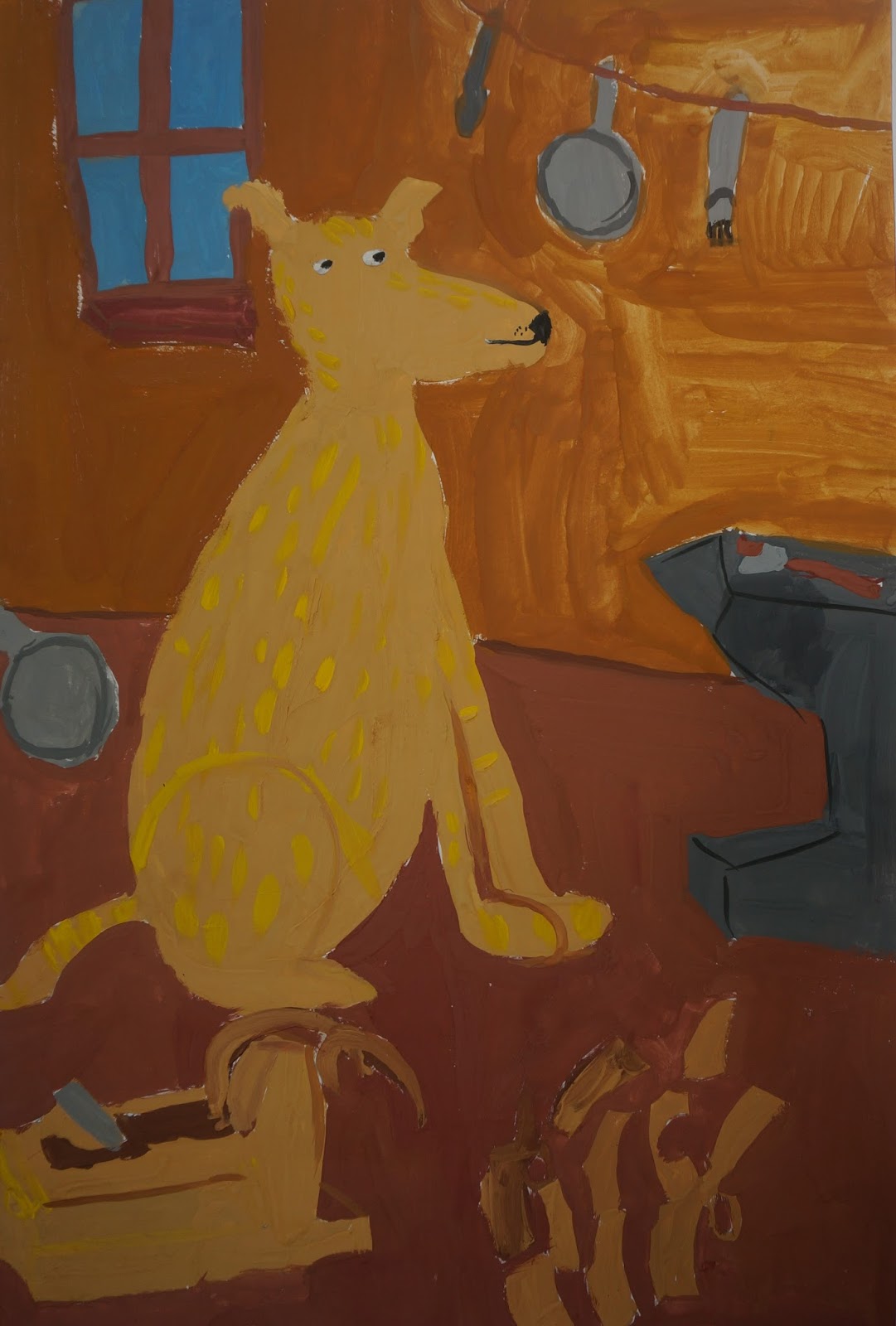 Каштанка рисунки детей